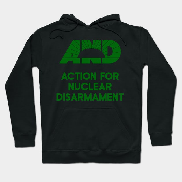1980s AND Action for Nuclear Disarmament Hoodie by carcinojen